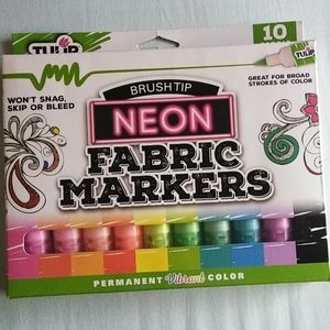 Neon Fabric Markers